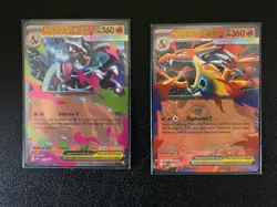 Pokemon TCG Mega Evolutions Promo Mega Charizard X and Y ex Cards 029 039 NM - Image 1
