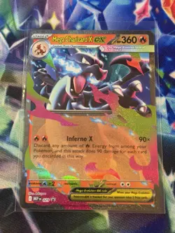 Mega Charizard X EX 029 Promo Mega Evolutions Promo Pokemon TCG NM - Image 1