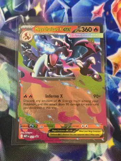Mega Charizard X EX 029 Promo Mega Evolutions Promo Pokemon TCG NM - Image 1