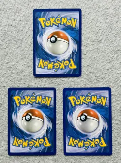 LOT Of 3 Pokemon Trading Cards Energy Vanillish Seel MP-LP - Image 2