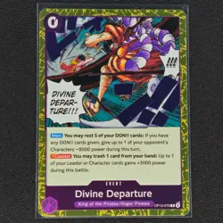 Divine Departure - OP13-076 - R - Carrying On His Will - One Piece Card - NM/M - Image 1