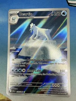 Beartic 110/086 IR Black Bolt Alt Art 2025 Pokemon Card - Image 1