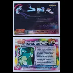 Pokemon Mewtwo Strikes Back 1998 Topps Card #23 MEOTH TIMES TWO Foil Nintendo - Image 1