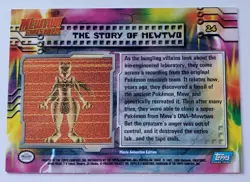 Pokemon Mewtwo Strikes Back 1998 Topps Card #24 THE STORY OF MEWTWO Nintendo - Image 4