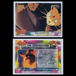 Pokemon Mewtwo Strikes Back 1998 Topps Card #5 THE PROPOSITION Nintendo A - Image 1