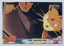 Pokemon Mewtwo Strikes Back 1998 Topps Card #5 THE PROPOSITION Nintendo A - Image 3