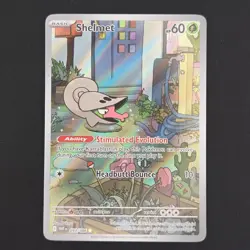 Pokemon TCG Card Shelmet 093/086 White Flare Illustration Rare *English* - NM - Image 1