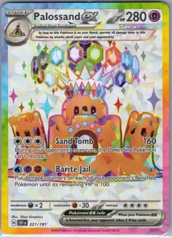 Palossand ex 221/191 SV08: Surging Sparks - Pokemon Card - NM - Image 1