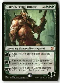 Garruk, Primal Hunter 190 Commander 2021 Mythic NM - Image 1