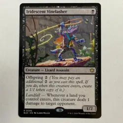 Iridescent Vinelasher 99 NM Bloomburrow MTG - Image 1