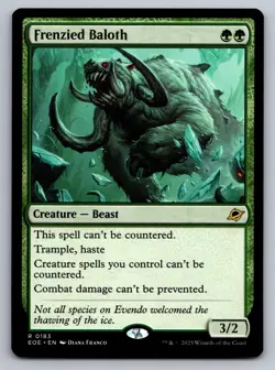 Frenzied Baloth 183 Rare Edge of Eternities Magic: The Gathering Near Mint - Image 1