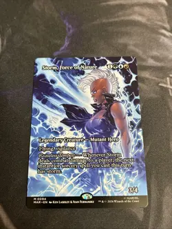 Storm, Force of Nature (Borderless) M Marvel Universe Eternal-Legal 94 NM - Image 1