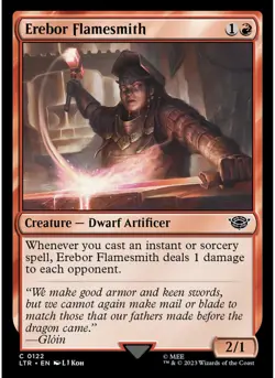 Erebor Flamesmith (Foil) 122 MTG NM - ltr - Image 1