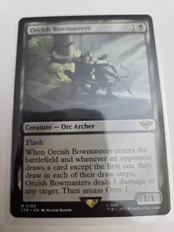 mtg, Orcish Bowmasters- the Lord of the Rings: regular NM - Image 1