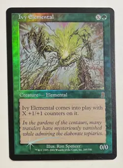 MTG IVY ELEMENTAL (FOIL) Odyssey (OldManMTG 003-145) - Image 1