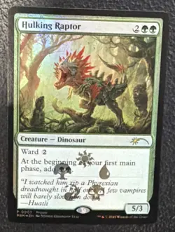 Hulking Raptor 0007 PROMO Foil Magic The Gathering Near Mint - Image 1