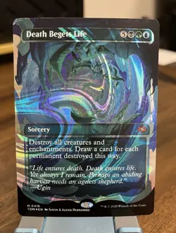 Death Begets Life Showcase Halo Foil Tarkir Dragonstorm Foil - Image 1