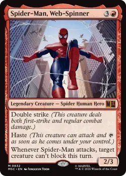 1x Spider-Man, Web Spinner Foil (Commander: Marvel Super Heroes) - Image 1