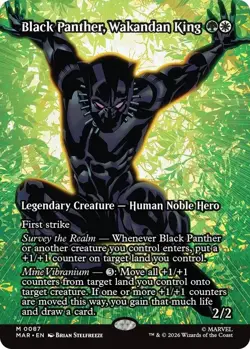 1x Black Panther, Wakandan King Borderless (Marvel Universe Eternal Legal) - Image 1