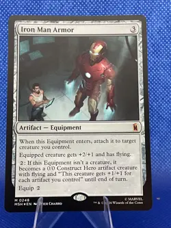 MTG Iron Man Armor #0248 Foil Mythic Marvel Super Heroes (MSH) - Image 1
