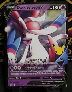Pokemon Dark Sylveon V, #SWSH134 Black Star Promos Celebrations 25th Anniversary - Image 1