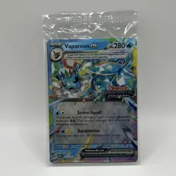 Pokemon Vaporeon EX 023/131 Prismatic Evolutions Stamp Promo Sealed - Image 1