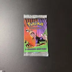 Pokemon Gym Challenge Giovanni Booster Pack Opened/Empty 2000 WOTC - Image 1