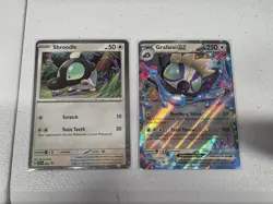 Pokemon Grafaiai EX + Shroodle SVP 099 100 Black Star Promo Set of 2! NM - Image 1
