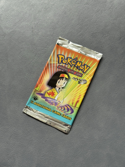 Pokemon Gym Heroes 1st Edition EMPTY Booster Pack Erika Vintage WOTC TCG 1999 - Image 2