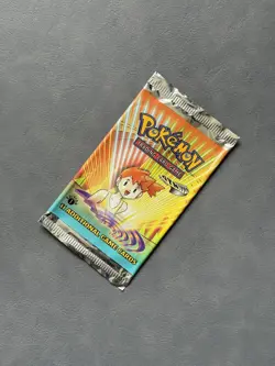 Pokemon Gym Heroes 1st Edition EMPTY Booster Pack Misty Vintage WOTC TCG 1999 - Image 2