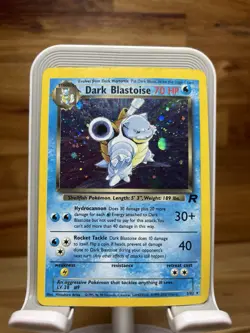 Pokemon TCG Dark Blastoise Team Rocket Holo Rare 3/82 Unlimited English MP - Image 1