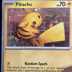 🌀FART SWIRL-A Pikachu 051 (Cosmo Holo) (NM) Promo 30th Pokemon Day Stamp - SV05 - Image 3