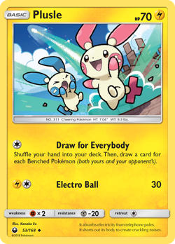 Plusle 53/168 UC Celestial Storm Pokemon NM/M - Image 1