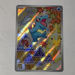 Pokemon TCG- Totodile - 048 - ME: Mega Evolution Promo (MEP) Illustration Promo - Image 1