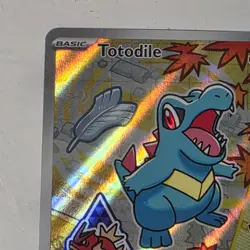 Pokemon TCG- Totodile - 048 - ME: Mega Evolution Promo (MEP) Illustration Promo - Image 3