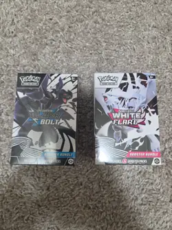SEALED Pokemon TCG White Flare And Black Bolt Booster Bundle - Image 1