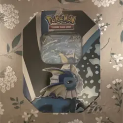 Pokemon Company Eevee Evolutions Tin Vaporeon V Promo Sealed Tin English 2021 - Image 1