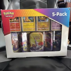 Pokemon Costco Canada 5 Pack Kanto Power Cosmos Mini Tins Brand New Very Rare 🔥 - Image 1
