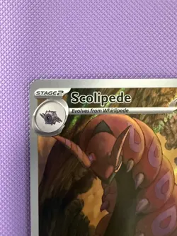 Pokemon TCG Scolipede 134/086 Black Bolt Illustration Rare Holo Stage EN | NM - Image 5