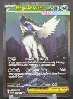 Pokemon Mega Absol ex #180/132 English Mega Evolution Special Illustration Rare - Image 1