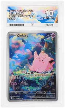 Pokemon Perfect Order Clefairy 094/088 IR Ace 10 - Image 1