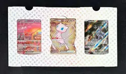 Pokemon 151 UPC Promo Set, Box Fresh: Metal Mew 205, Sealed Mew 053 & Mewtwo 052 - Image 2