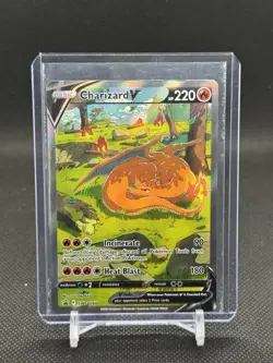 Pokemon TCG: Charizard V SWSH260 UPC Black Star Promo Full Art Ultra Rare - Image 1
