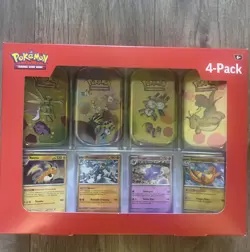 Pokemon TCG Scarlet & Violet 151 Mini Tin 4-Pack Sam’s Club New/Sealed - Image 1