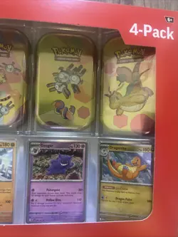 Pokemon TCG Scarlet & Violet 151 Mini Tin 4-Pack Sam’s Club New/Sealed - Image 3