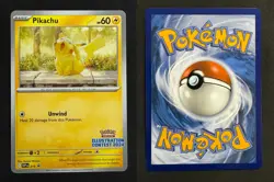 POKEMON UNGRADED PIKACHU (ILLUSTRATION CONTEST 2024) 214 S&V PROMO NM PKM-123 - Image 1