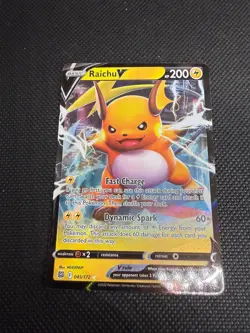 Raichu V 045/172 Holo V Rare Brilliant Stars Pokemon Near Mint - Image 1