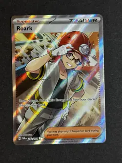 Roark 242/182 Paradox Rift Full Art Trainer Pokemon TCG NM/MINT - Image 1