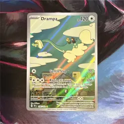 Pokemon TCG Drampa 184/162 SV05: Temporal Forces Illustration Rare Holo English - Image 1