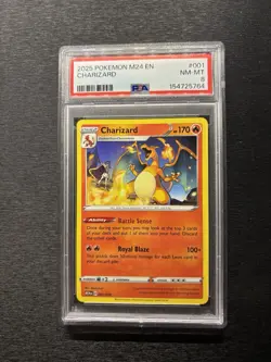 Charizard PSA 8 2025 Pokemon McDonald's 2024 #001/015 M24 - Image 1